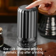 RKZDSR Electric Coffee Grinder, Stainless Steel Blades, Large Capacity for Herbs and Spices - Easy to Use and Dishwasher Safe, Ideal for Freshly Ground Coffee Beans (7.87x3.07x3.07inch)