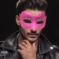 thumbnail image 3 of Máscaras de mascarada Cool Men Adult Kids Fighter Half Face Mask para fiesta de baile de máscaras Halloween, 3 of 5