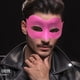 thumbnail image 3 of Máscaras de mascarada Cool Men Adult Kids Fighter Half Face Mask para fiesta de baile de máscaras Halloween, 3 of 5
