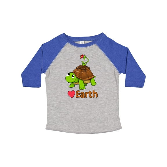 Inktastic Love Earth Cute Turtle for Earth Day Boys or Girls Toddler T-Shirt