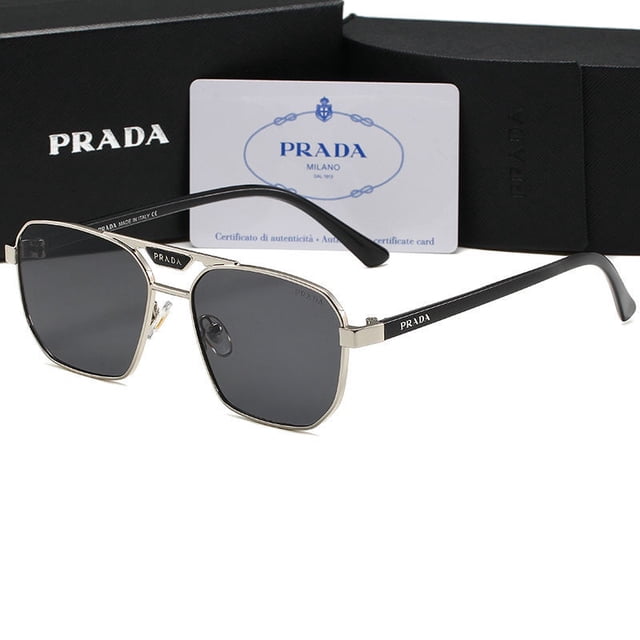 PRADA Gafas De Sol Fotocromáticas De Aviador Al Aire Libre Para Hombres Para Mujeres