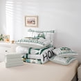 thumbnail image 6 of Catabedysis Watercolor Camper 7-Piece Twin Bedding,Happy Camping Bedding Comforter Set For Boys,Multicolor,Light Gray Reversible, 6 of 7