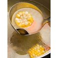 thumbnail image 1 of Cuchara separadora de aceite, sopa de cocina desengrasante, 1 pieza, 10cm, cucharas con mango de plástico de acero inoxidable 304 más saludables a la moda duraderas, 1 of 5