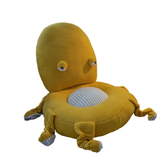 Cojín para silla con forma de animal de dibujos animados, almohadilla para reposabrazos, cojín decorativo para tatami con diseño de pulpo, ideal como