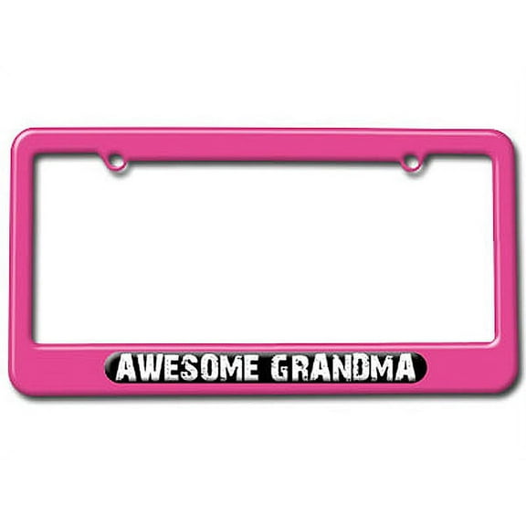 Awesome Grandma License Plate Frame