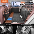 thumbnail image 2 of Extensor de asiento trasero para perros VEVOR, funda de asiento de coche con fondo duro, 2 of 9