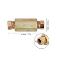 thumbnail image 2 of OUNONA Automotive Replacement Brake Line Fitting 1 Set 4.50X1.50X1.00CM Iron, 2 of 5