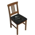 thumbnail image 1 of KLL Ornate Dark Skull Book Pattern Seat Covers for Dining Room Chairs,Washable Chair Seat Chair Covers Seat Protector-Two Pieces, 1 of 7