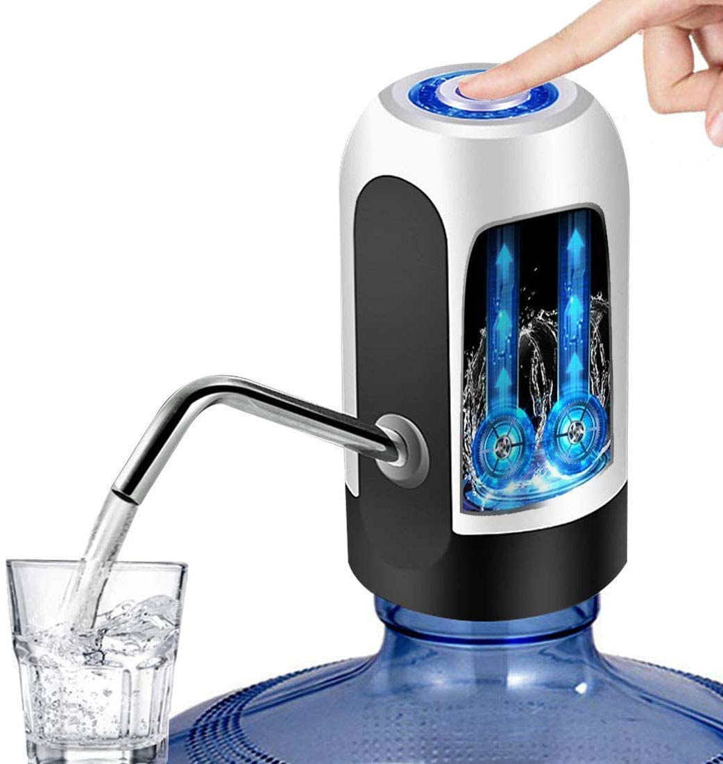 Water Bottle Dispenser Portable USB Charging Electric Water Bottle Pump ...
