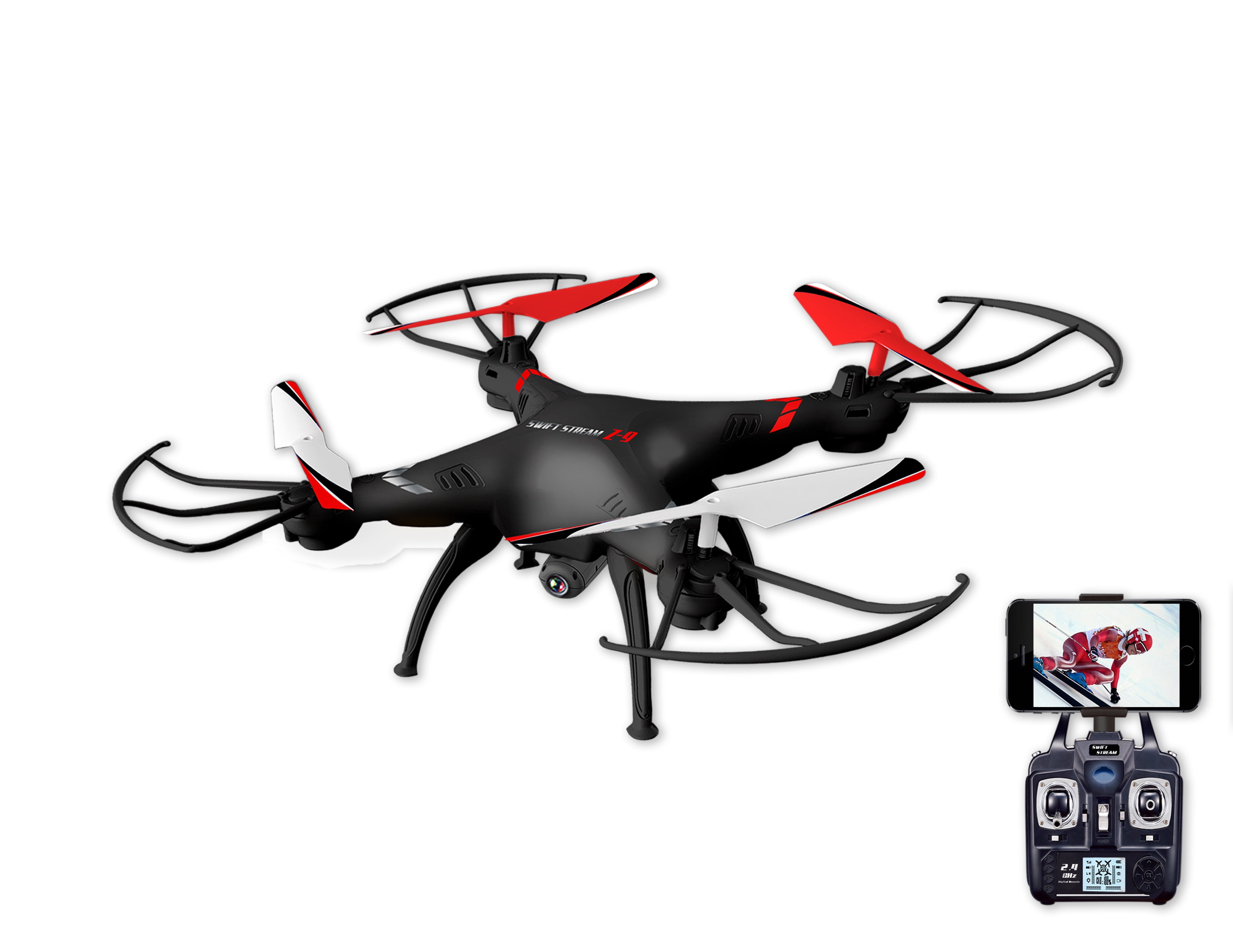 Fly The Best Swift Stream Z-9 Wi-Fi Camera Drone Indoor/Outdoor Smart Phone App 