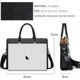 thumbnail image 4 of FSD.WG] Bolso de Negocios Maletín de Cuero Bolso de Negocios Laptop para Hombre, 4 of 10