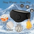 thumbnail image 3 of Behind-the-Head Winter Ear Warmers | Premium Adjustable & Foldable Earmuffs,black，G11508, 3 of 5