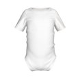 thumbnail image 2 of Balery White Pattern Baby Climbing Clothes Infant Bodysuit Cute Infant Bodysuit Baby Romper-3 Months, 2 of 7