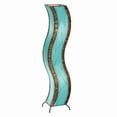 thumbnail image 3 of Eangee Home Design Wave Large Floor Lamp, Shade Made Of Cocoa Leaves, 13x10x48 Inches, 3 of 5