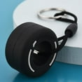 thumbnail image 1 of Simulation Cartoon Small Tire Keychain PVC Soft Rubber Key Ring Car Decoration Accessories, 1 of 2
