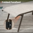 thumbnail image 2 of Pellebant Adjustable Steel Chaise Lounge Chair, 5‑Position Recliner with Rust-Resistant Frame for Patio, Poolside, Garden, and Indoor Use,Beige, 2 of 8