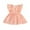 Pink, variant on Baby Girl Lace Dress Newborn Infant Tutu Princess Party Pageant Dress Clothes 0-24M