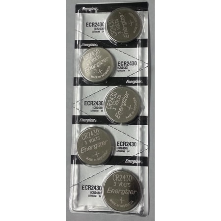 Energizer CR2430 3V Lithium Coin Battery 100 Pack + FREE SHIPPING