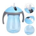 thumbnail image 3 of Botella de agua portátil yuxing 270 ml con asas dobles y pajita azul, 3 of 5