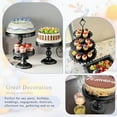 thumbnail image 5 of Set of Cake Stands  Cupcake Stand Set Multiple Styles Candy Fruit Display Tower Dessert Plate Cake Serving Tray for Birthday Party Wedding Anniversary Shower Engagement, 5 of 14