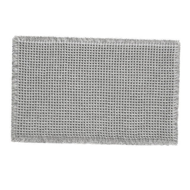Alfombrilla de baño antideslizante moderna para la entrada de la cocina del hogar. Gris y L