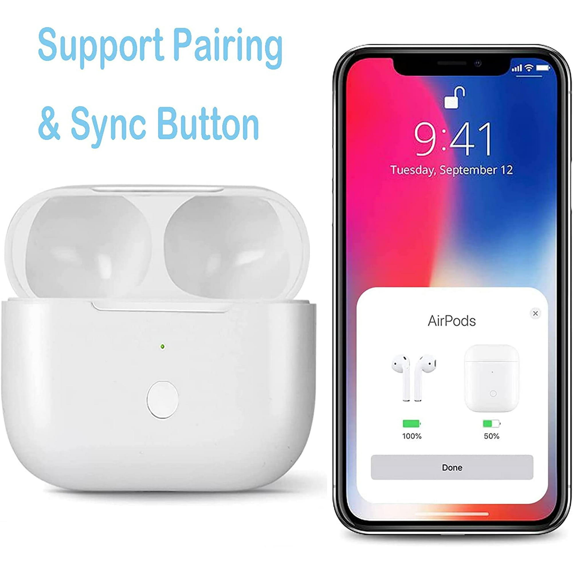 AmPm Wireless Charging Case Replacement Compatible with