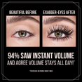 thumbnail image 3 of Charlotte Tilbury Exagger-Eyes Instant Volume Mascara Makeup – Volumizing, Lengthening, No-Clump Mascara with 28-Hour Smudge-Proof & Flake-Proof Wear – All Day Wear Formula, 3 of 9