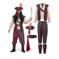 thumbnail image 1 of Disfraz de pirata caribeño de Spooktacular Creations para hombre, 1 of 7