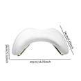 thumbnail image 7 of Serenable Nail Arm Rest, Manicure Pillow, Nail Hand Rest Stand Professional U Shaped Metal Legs Manicure Hand Cushion for Acrylic Nails White, 7 of 7
