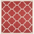 thumbnail image 1 of Safavieh Courtyard Red Indoor Outdoor Rug - Square 5'3", 1 of 1
