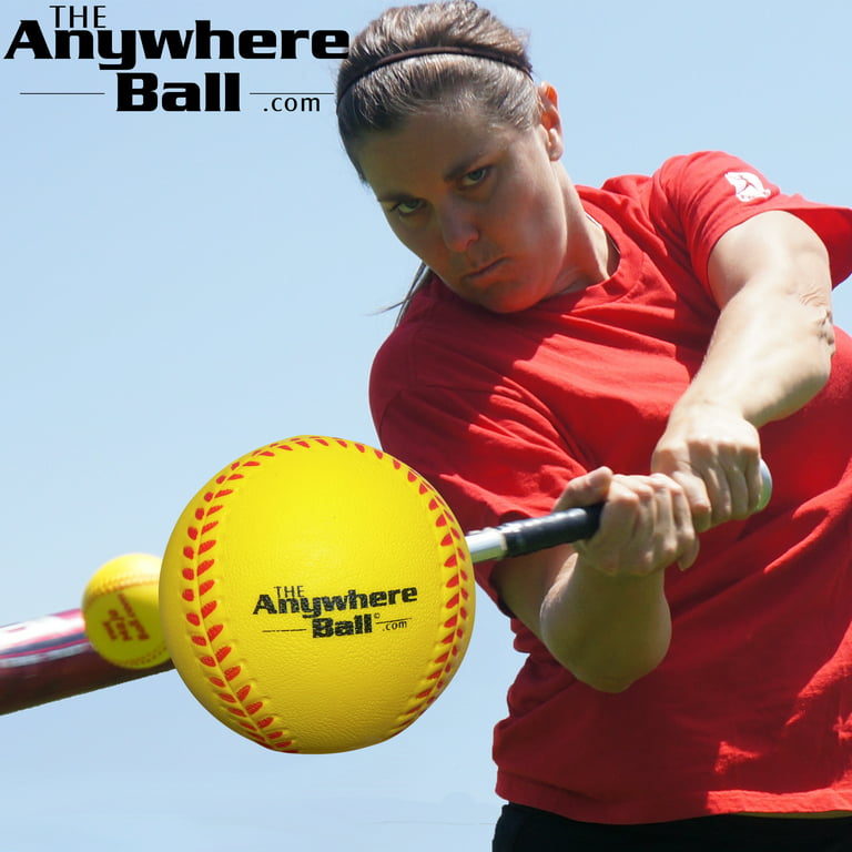 The Anywhere Ball Baseball/Softball Foam Training Ball - 12 PACK 