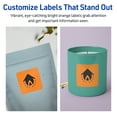 thumbnail image 4 of Avery Printable Square Labels, Bright Orange, 2" x 2", 120ct, 4 of 11