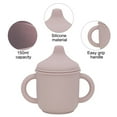 thumbnail image 3 of Taza para sorber de silicona y taza de entrenamiento para bebé, boquilla suave y asas, agarre fácil irrompible, 3 of 5