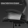 thumbnail image 4 of Bigzzia Gaming Chair with Lumbar Support & Height Adjustable, Black, 4 of 8