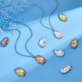 thumbnail image 5 of 12Pcs 2 Colors 304 Stainless Steel Pendants Pendant Metal Charms Rainbow Color Pendant Hole 2mm for Braclet Necklace Earring Jewelry Making Mixed Color, 5 of 7