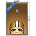 thumbnail image 3 of NFL New Orleans Saints - S. Preston Mascot Sir Saint 20 Wall Poster, 14.725" x 22.375", Framed, 3 of 3