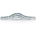 thumbnail image 3 of Dazzlingdaimonds Jewels 1.00Ct Round Cut White Diamond Engagement Wedding Band Ring 14K White Gold Plated 925 Sterling Silver For Women's -7.5, 3 of 3