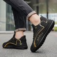 thumbnail image 5 of Men's Low Top Lace Up Fashion Sneakers, Lightweight Casual Walking Shoes for Daily Wear, 5 of 6