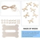 thumbnail image 2 of 20pcs Hanging Wooden Dog Bone Sign Set with Decorative DIY Wood Cutouts, 2 of 3