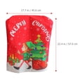 thumbnail image 2 of 2pcs Christmas Chair Covers Elf Design Christmas Chair Back Cover Dinning Room Decor, 2 of 7