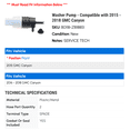 thumbnail image 2 of Washer Pump - Compatible with 2015 - 2018 GMC Canyon 2016 2017, 2 of 2