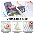 thumbnail image 6 of 30 Colors Highlighters, Pastel Highlighter Pens Assorted Colors, Dual Tip Mild Color Highlighter Markers, Gift for Adults Coloring, Underlining by Shuttle Art, 6 of 6