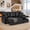 L1059-Black, variant on LITVZ L Shaped Sectional Couch with Storage and Pull Out Bed, 3 Seater Sleeper Sofas Convertible Couches with Reversible Chaise for Living Room, Small Sofa Bed for Small Spaces, Dark Green