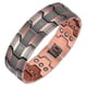 thumbnail image 1 of Men's Copper Bracelet,3X Strength 99.99% Pure Copper Magnetic Bracelets with Magnets,Adjustable Length with Sizing Tooll, 1 of 5