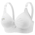 thumbnail image 2 of Hipattires Front Closure Bras for Women Plus Size Wireless Bralette Push up Everyday Soft Lift Womens Bras ,SIZE 48, 2 of 3