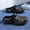 Black, variant on Men's Camo Print Adjustable Strap Clogs, Breathable Hollow Out Slip‑On Garden Sandals, Non‑Slip Outdoor Beach Water Shoes