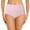 Pink, variant on Women's High Waist Underwear Comfortable Plus Size Panties Soft Breathable Everyday