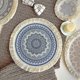 thumbnail image 2 of 4 manteles individuales de algodón tejido estilo bohemio de 33 cm, manteles decorativos para el hogar., 2 of 5