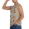 thumbnail image 3 of Balery Cute Dog Camisetas sin mangas para hombre, absorbe la humedad y protege contra el mal olor.-Medium, 3 of 7