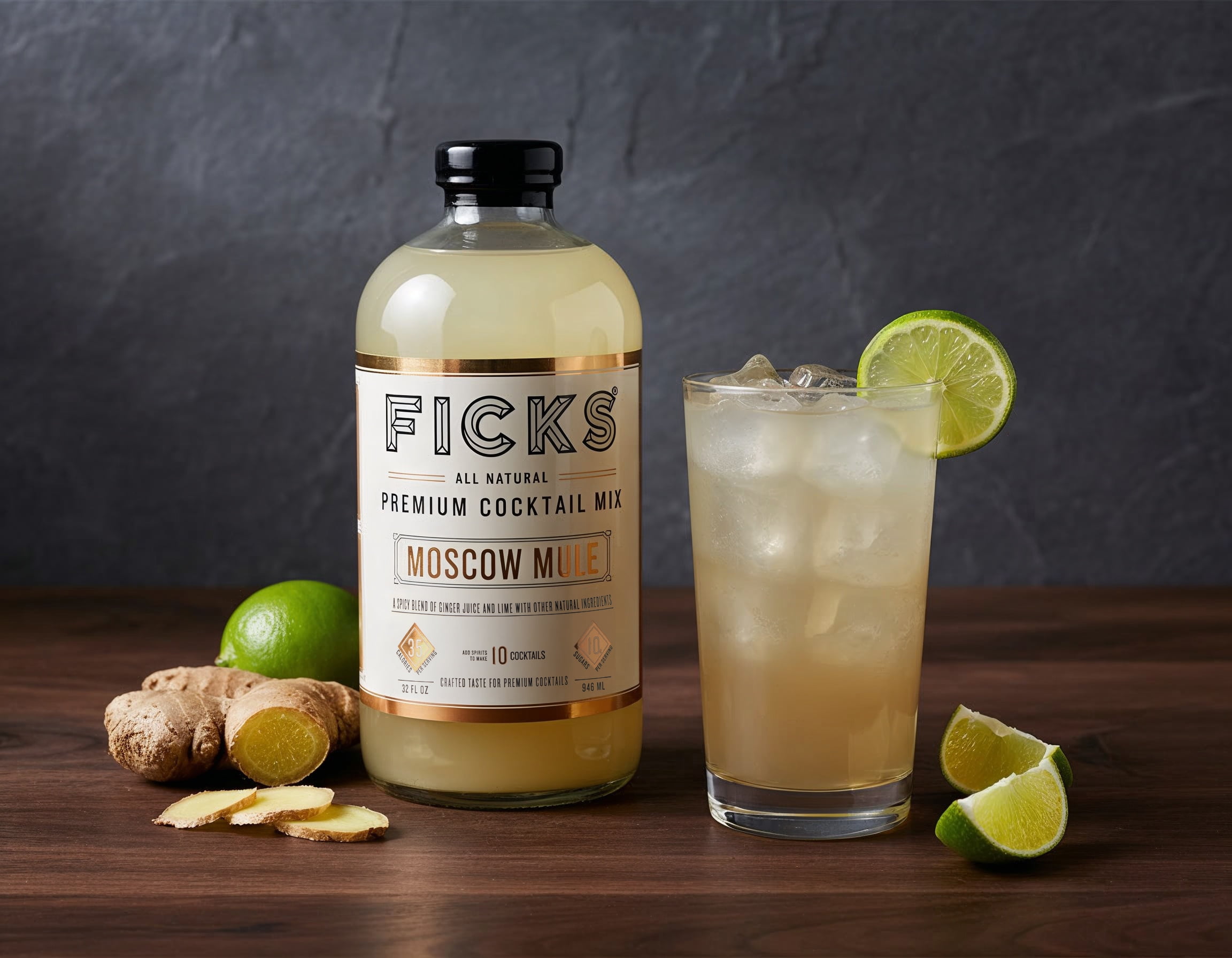 FICKS Premium Moscow Mule Cocktail Mix - Walmart.com